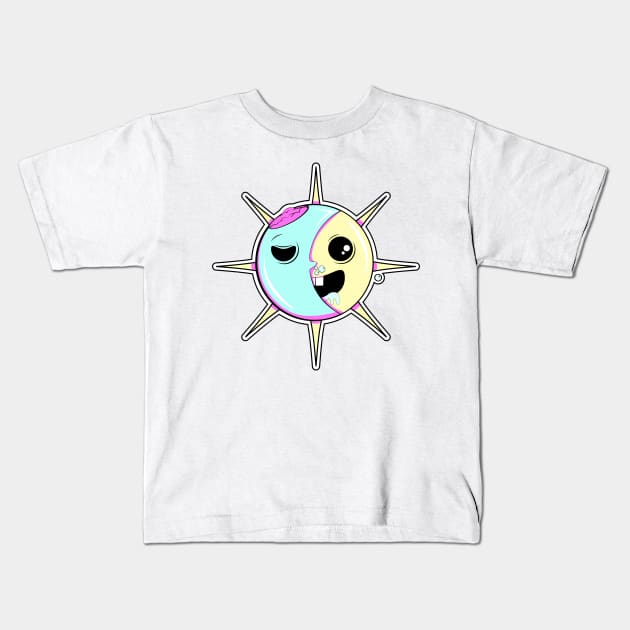 Moon and Sun Kids T-Shirt by ORTEZ.E@GMAIL.COM